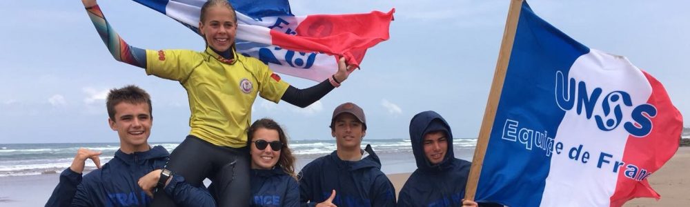 Malou Poirier à la Gymnasiade 2018 au Maroc