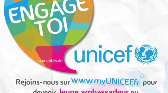 Rencontre avec Etienne Maier , responsable de l’engagement associatif de l’UNICEF France