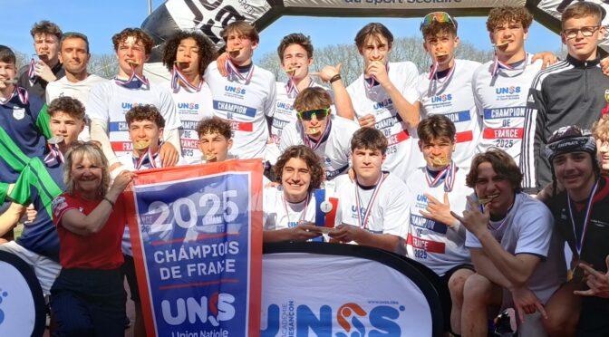 Le Lycée Dautet champion de France UNSS 2025 de rugby à 7 !