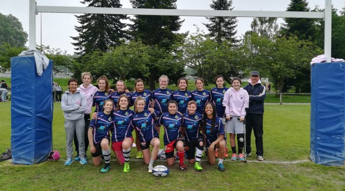 Les filles sont vice-championnes de France UNSS en Rugby !