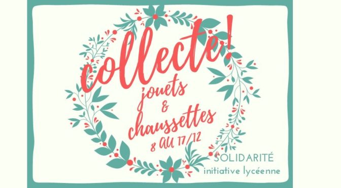 Solidarité "Collecte de chaussettes et de jouets"